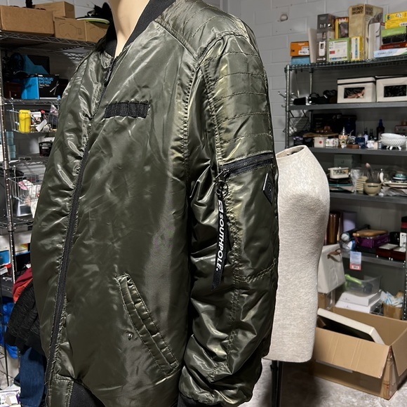 NWT Olive green bomber jacket - BUY ONE GET ONE HALF OFF!  -  WINTER SPECIAL - Picture 2 of 6